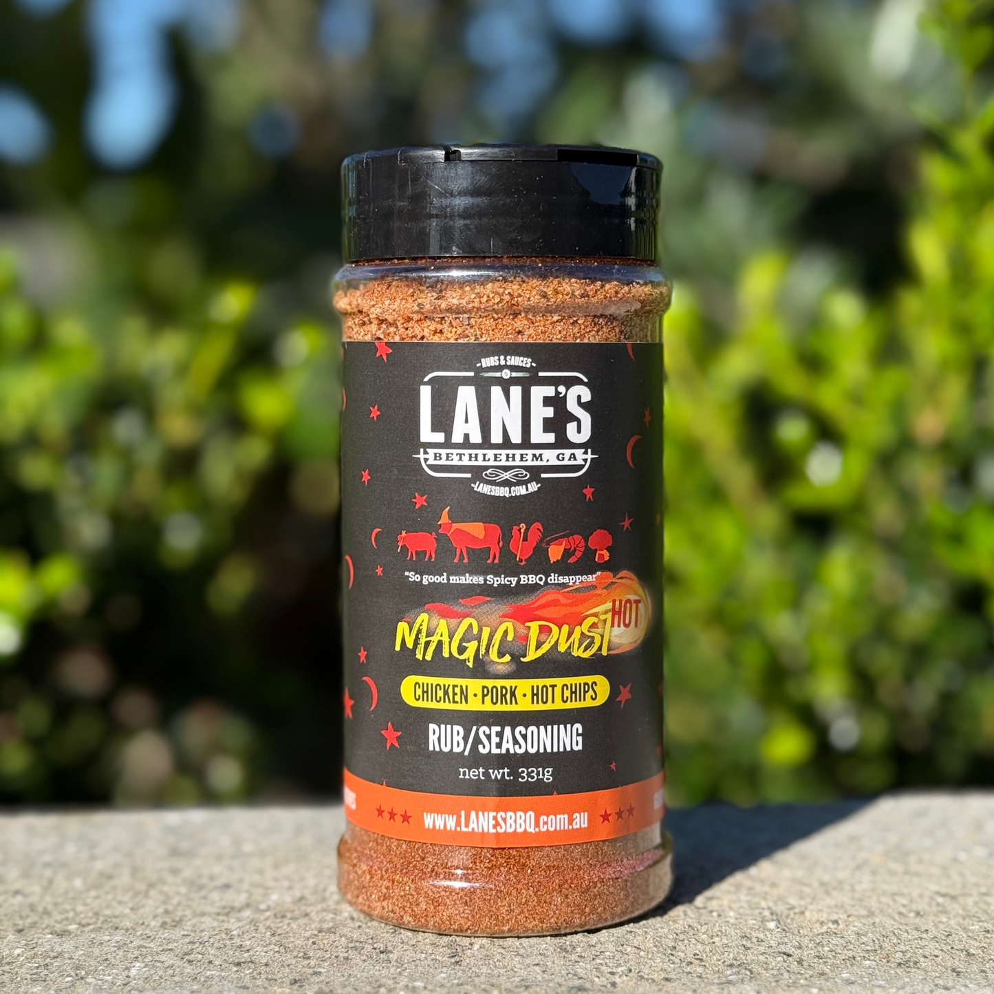 Lane's Hot Magic Dust Rub - Pitmaster 340g