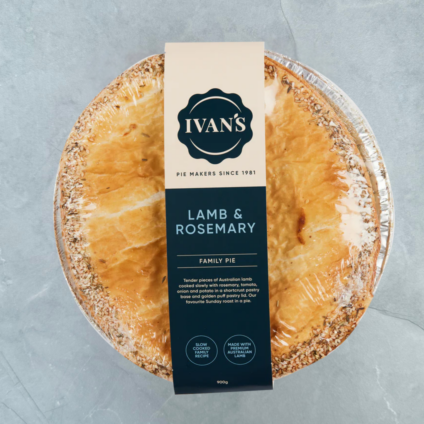 Lamb and Rosemary Pie - Family