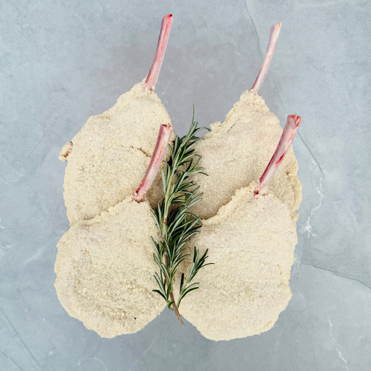 Cowra Lamb Cutlets - Crumbed