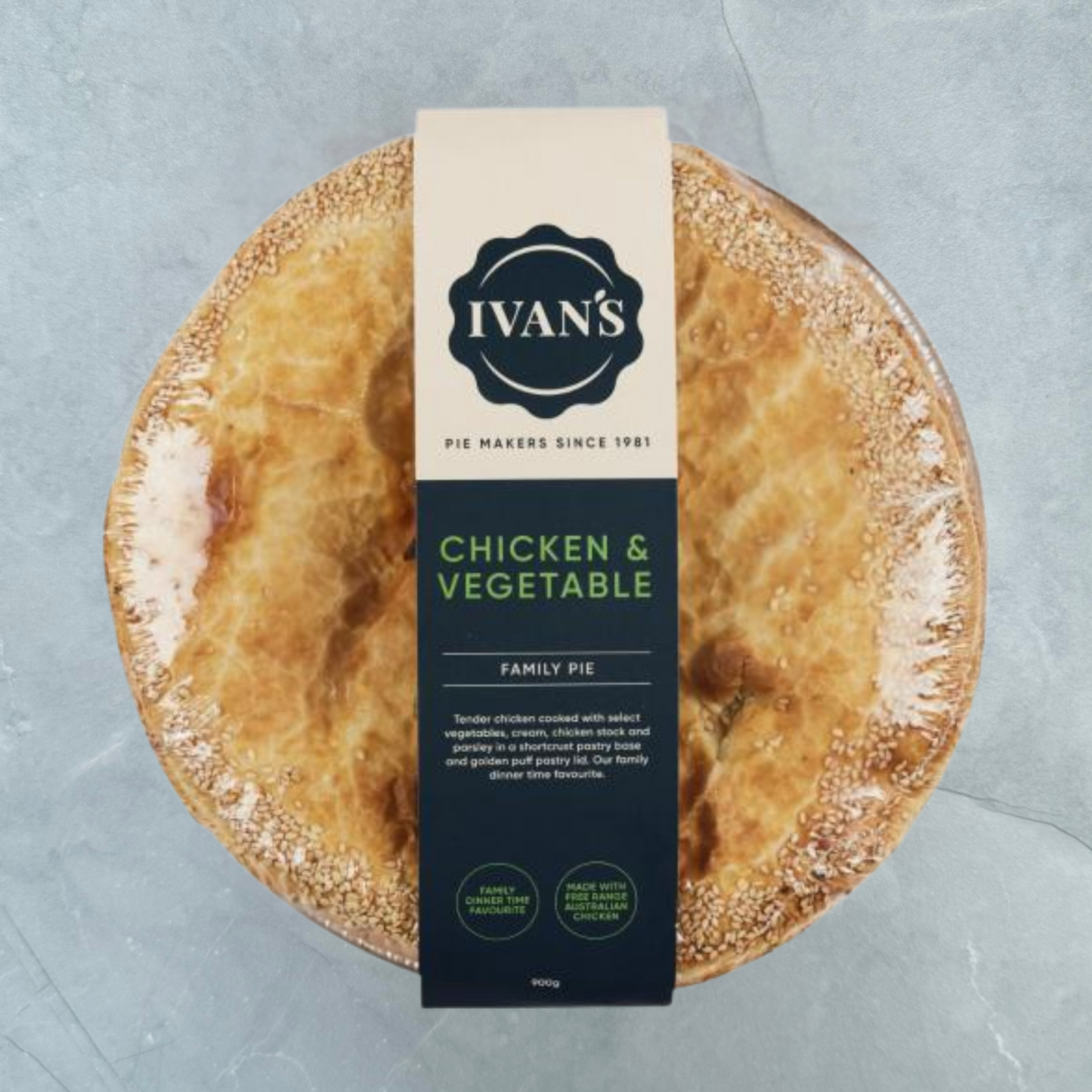 Chicken and Vegetable Pie- Family