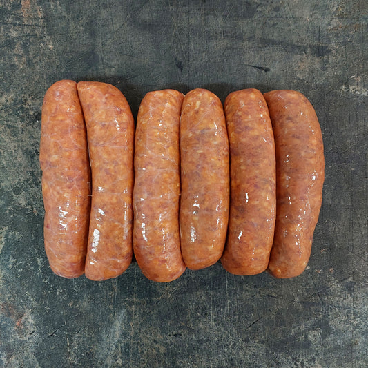 Lamb, Chilli & Garlic Sausages