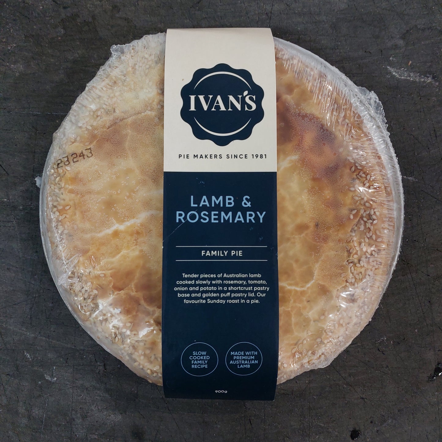 Lamb and Rosemary Pie - Family