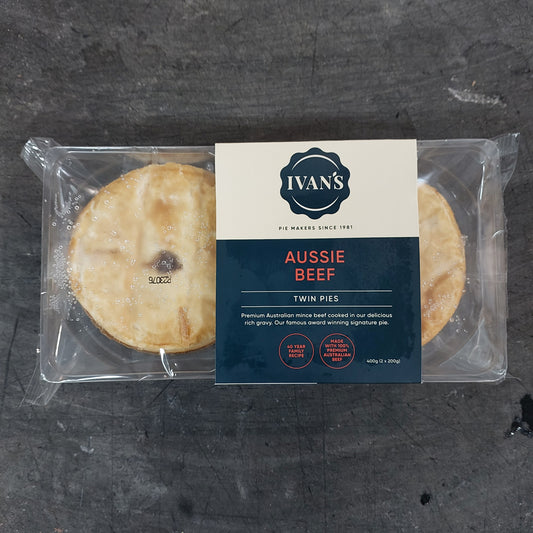 Aussie Beef Pies - Twin Pack