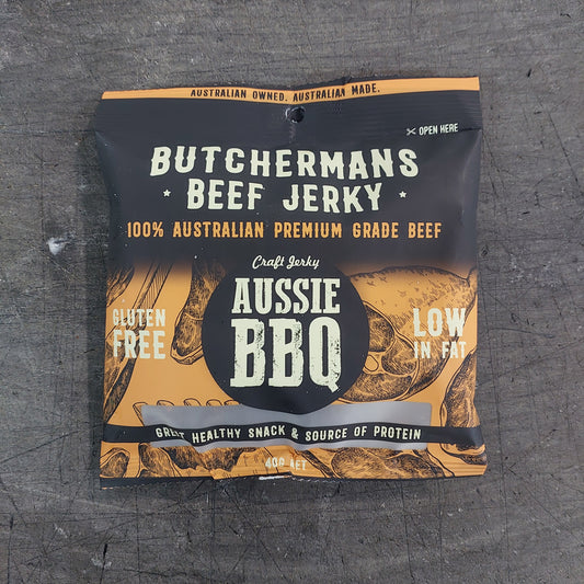 Butchermans Beef Jerky - Aussie BBQ