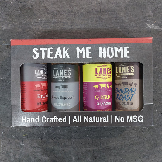 Lane's Steak Me Home - 4 Rub Gift Set