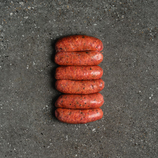 Beef Cracked Pepper Sausages - 1 Pack