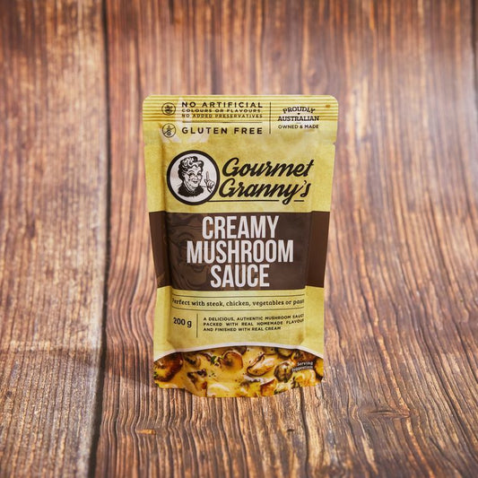 Gourmet Granny's Creamy Mushroom Sauce Gravy