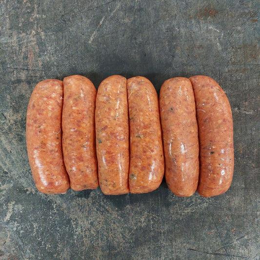 Beef Worstershire & Cracked Pepper Sausages